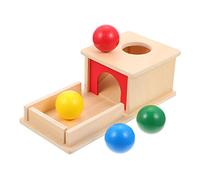 KOMBIUDA Jouet Éducatif en Bois pour Garçon et Filles Coordination Œil-Main Boîte de Rangement Motricité Jouet Montessori Activités Ludiques 1 Ensemble
