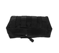 KOMBIUDA Kit D'accessoires Tactiques pour Paquet à Dos Randonnée et Camping 18 Pièces Noir, Sangles Haute Résistance, Fixations pour Tube D'hydratation, Clips Modulaires Compatibles Paquet