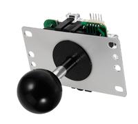 KOMBIUDA Kit D'arcade Joystick De Jeu pour Simulation De Jeu D'ordinateur Vibration Micro Circuit Imprimé Contrôle Précis Remplacement Joystick