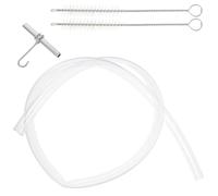 KOMBIUDA Kit de Récolte de Sève d'Érable en Acier Inoxydable Robinet d'Extraction Robuste pour Production de Sirop Accessoires pour Récolte Extérieure Installation Facile Usage