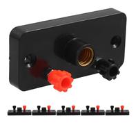 KOMBIUDA Kit Pédagogique 6 Pcs Culot à Vis pour Lampe - Support de Lampe en Plastique pour Expériences de Circuits Électriques en Série et Parallèle - Matériel Laboratoire Physique