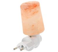 KOMBIUDA Lampe Murale en Cristal de Sel à Incandescence Veilleuse à Brancher Lumière D’Ambiance Monochrome Lampe de Table Murale Compacte pour Chambre et Couloir Tension Ac220