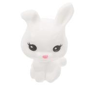 KOMBIUDA Lapin Jouet Rabbit Toys Decoration de Bureau petg Doudou Peluche Calin Jouet Miniature décor en Forme de Lapin décoration Petit Lapin Figurines Miniatures de Lapin Plastique