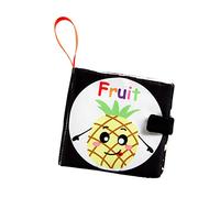 KOMBIUDA livre en tissu toys jeu bebe jeu bébé toys for jeu pour bébé éducatif bébé livres en tissu opposés livre de main de bébé livre éducatif pour enfants peau de pêche