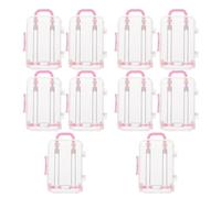 KOMBIUDA Lot De 10 Boîtes Cadeaux En Forme De Valise Mini-Valises Pour Bonbons Et Sucre Petites Valises Pour Cadeaux D'Invités Rangements Pour Bijoux Boîtes De Rangement Vides