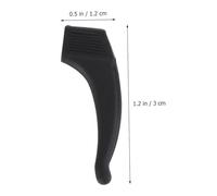 KOMBIUDA Lot De 10 Paires De Manchons En Silicone Pour Lunettes Protège-Oreilles Branches Cordons Antidérapants Protections Latérales Housses Antidérapantes Noires