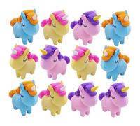 KOMBIUDA Lot de 12 Gommes Licorne Démontables Colorées Mini Gommes Puzzle pour Garçon et Filles et Étudiants Fantaisie pour École et Bureau pour Récompenser Couleur Couleur Aléatoire