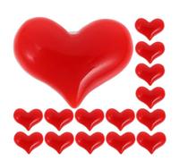 KOMBIUDA Lot de 15 Broches de Petit Cœur Rouge, Épingle à Revers Petite Taille N°4, Accessoire Saint-valentin pour Vêtements et Paquet, Broche Décorative Féminine Présent