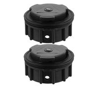 KOMBIUDA Lot de 2 Bouchons D’évacuation Étanches en Plastique Robuste pour Poubelles Extérieures 660 L, Cache-trou Rond Anti-fuite, Kit de Pièces de Rechange pour Gestion des Déchets