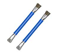 KOMBIUDA Lot de 2 Brosses de Nettoyage pour Carte Mère de Téléphone Brosse Double Tête Antistatique Bleue Outil de Précision pour Nettoyage Électronique Protection ESD pour Composants