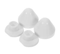 KOMBIUDA Lot de 2 Cache-Boulons de Cuvette de Toilette en Plastique Accessoires Décoratifs pour Fixation Murale Kit de Pièces Détachées pour Wc Décoration Salle de Bain Compatible