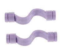 KOMBIUDA Lot de 2 Cales Porte Lave-linge à Chargement Frontal Violet, Support Magnétique en Plastique, Clip de Ventilation Anti-odeur, Accessoire Sécurité pour Buanderie, Maintien Porte