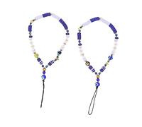 KOMBIUDA Lot De 2 Chaînes Pour Téléphone Portable Accessoire Diy En Pâte Polymère Chaîne Suspendre Pour Téléphone Breloques