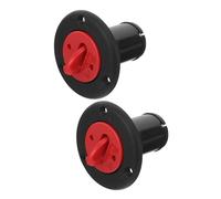 KOMBIUDA Lot De 2 Couvercles De Réservoir D'Essence pour Bateau en Plastique avec Aération Et Bouchon À Vis pour Caravane Ou Bateau Bouchon De Remplissage De Réservoir D'Essence