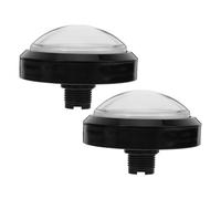 KOMBIUDA Lot de 2 Grands Boutons poussoirs Lumineux pour Jouets de pour Chiens Bouton de Parole pour Chien Support de commutateur de Jeu sonore enregistrable Bouton Oui Bouton de Parole pour Jouet