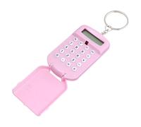 KOMBIUDA Lot de 2 Mini-calculatrices Électroniques Roses, Compactes et Portables, Calculatrice Arithmétique pour Étudiants, Outil de Calcul Pratique pour Usage Scolaire et Bureau,
