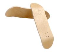 KOMBIUDA Lot de 2 Mini Planches de Skateboard en Bois 32x100mm pour Doigts, Plateau DIY Lisse et Robuste, Accessoires Fingerboard pour Skate Miniature, Jouets Finger Boards Adaptés