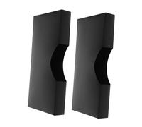 KOMBIUDA Lot De 2 Organiseurs De Transparents Pour Bureau Cuisine Masques Mouchoirs Garage Bureau Laboratoire Noir