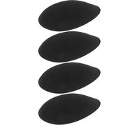 KOMBIUDA Lot de 2 Paires de Coussinets Musculaires Adhésifs Invisibles en Silicone Noir pour Hommes - Rehausseurs Pectoraux Auto-Adhésifs Réutilisables, Rembourrage Poitrine Confortable et