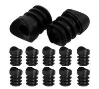 KOMBIUDA Lot de 20 Manchons Filetés en Plastique M6 pour Insertion de Tige de Roulettes, Douilles de Remplacement pour Meubles, Protection Anti-rayures pour Chaises, Tables et Mobilier