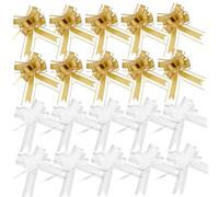 KOMBIUDA Lot de 20 Nœuds À Tirer pour Présent Décorations À Tirer pour Boîte Présent