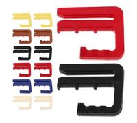 KOMBIUDA Lot de 24 Boutons de Réglage Amovibles pour Pantalon, Clips de Serrage Réglables pour Jeans, Jupes et Robes, Accessoires de Ceinture Réutilisables en Plastique, Ajusteur de Taille