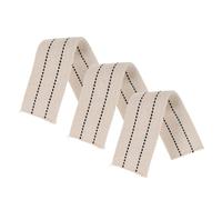KOMBIUDA Lot de 3 Mèches Lampe à Pétrole en Coton Plat 23x5cm pour Lanterne Tempête et Brûleur à Huile Usage Stable Extérieur