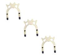 KOMBIUDA Lot De 3 Supports De Billard Bâtons De Queue De Billard Repose-Queue De Billard Clips De Piscine Mini Billard Snooker Petite Queue De Billard Support De Queues Ruban