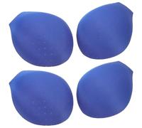 KOMBIUDA Lot de 4 Coques de Protection de U pour Sous-vêtements Masculins, Coussinets Perforés Respirants Bleu Foncé, Protection Amortissante pour Natation et Sport