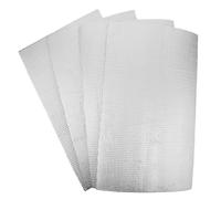 KOMBIUDA Lot de 4 Panneaux Isolants Phonique et Thermique 50x30 Cm Épaisseur 10 Mm pour Murs Intérieurs et Extérieurs, Coussin Isolant Imperméable Anti-bruit, Optimisation Énergie