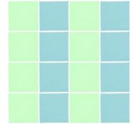 KOMBIUDA Lot de 50 Chiffons de Nettoyage pour Argenterie et Bijoux Chiffon d'Essuyage Doux Réutilisable pour Argenté Or Écrans de Téléphone et Instruments de Musique Couleur Aléatoire