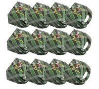 KOMBIUDA Lot De 50 Set De Boîtes En Carton Thème Rugby Boîtes À Goûter Présents Fête Sportive Baby Shower Anniversaire