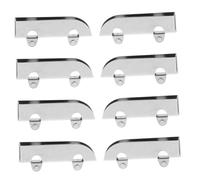 KOMBIUDA Lot de 8 Roulettes Coulissantes pour Portes de Vitrine en Acier Inoxydable 50 MM Poulies Robustes pour Portes Coulissantes d'Armoire et Placard Quincaillerie Silencieuse pour