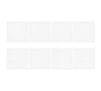 KOMBIUDA Lot de 8 Séparateurs pour Aquarium - Grille en Plastique Type Boîte à Œufs 29,5 Cm (11,65 Pouces) - Plaque de Filtration de Fond pour Aquarium, Idéale pour La Séparation du Substrat Et La