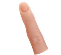 KOMBIUDA Main d Entraînement pour Ongle en Silicone Flexible, Modèle de Doigt Simulé Réaliste pour Manucure et Nail Art Diy, Facile à Couper Débutants et Professionnels