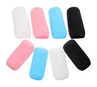 KOMBIUDA Manchons Élastiques Lot de 8 en Silicone pour Flacons de Shampoing et Lotion de 22 cm en Voyage Protecteurs Antifuite