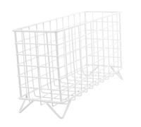 KOMBIUDA Mangeoire Résistante pour Lapin et Cochon Distributeur de Foin Creux Blanc Accessoire Sûr et Facile à Nettoyer