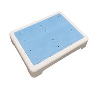 KOMBIUDA Marche Pied Antidérapant Pour Douche Et Rehausseur Sécurisé Pour Garçon Fille Et Personnes Agées Tabouret Court Nonslip Multifonctionnel Bleu