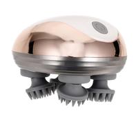 KOMBIUDA Masseur de Tête Électrique Portable Rechargeable Mini Masseur Multifonction Étanche Blanc Palper et pour Relaxation Cervicale et Soulagement des Maux de Tête