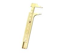 KOMBIUDA Mini Pied à Coulisse en Laiton Léger et Non Magnétique Échelle de Mesure Vernier, Outil Simple Design Antique pour Composants de Bijoux et Pierres Précieuses