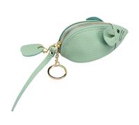 KOMBIUDA Mini Porte-Monnaie Cuir Souple Forme Souris Petit Porte Femme Pratique et Pochette Change pour Clés et Couleur Aléatoire Couleur Aléatoire