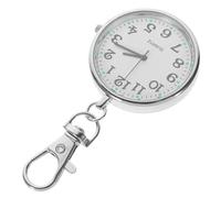 KOMBIUDA Montre Infirmière Petite de Poche avec Porte-clés Métal Trotteuse Design et Élégant pour Femmes et Personnel