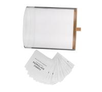 KOMBIUDA Organisateur De Buanderie Élégant Distributeur De Mouchoirs Multi-usages 27 Étiquettes Pour Feuilles De Séchage