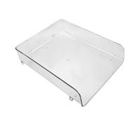 KOMBIUDA Organisateur Réfrigérateur Empilable en Plastique Transparent Séparateur Étagères pour Congélateur Rangement Compartimenté pour Viande et Légumes Modèle Étroit pour