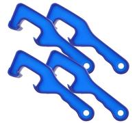 KOMBIUDA Ouvre-seau Plastique Bleu, Lot de 4 Clés à Molette pour Ouvrir Couvercle de Pot de Peinture, Outil Léger et Antirouille pour Usage Industriel, Atelier et Bricolage