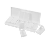 KOMBIUDA Palette Vide Maquillage Compartiments Détachables pour Fard à Paupières Boîte Portable Interchangeable pour Peinture Aquarelle Gel UV et Pigments Rangement Compact et Modulable