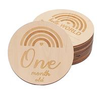 KOMBIUDA Panneau D'annonce De Naissance Cartes D'étape Mensuelles En Bois Panneau D'annonce Du Nom De Bébé Étapes Importantes De Bébé Accessoires De Photographie Pour Né