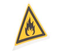 KOMBIUDA Panneau de Sécurité Incendie Flammable Pet Résistant Autocollant pour Forêt Écoles et Lieux