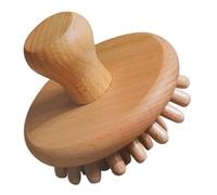KOMBIUDA Peigne en bois de brosse de massage du cuir chevelu peigne de massage scalping brosse coiffante pour cheveux peigne à coussin d'air en bois laveur de cheveux