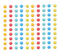 KOMBIUDA Perles à Compter en Plastique Coloré 10 Mm, Lot de 100 Pièces pour Apprentissage des Probabilités, Mathématiques Garçon et Filles, Jeu Éducatif de Tri et Calcul Précis en Classe